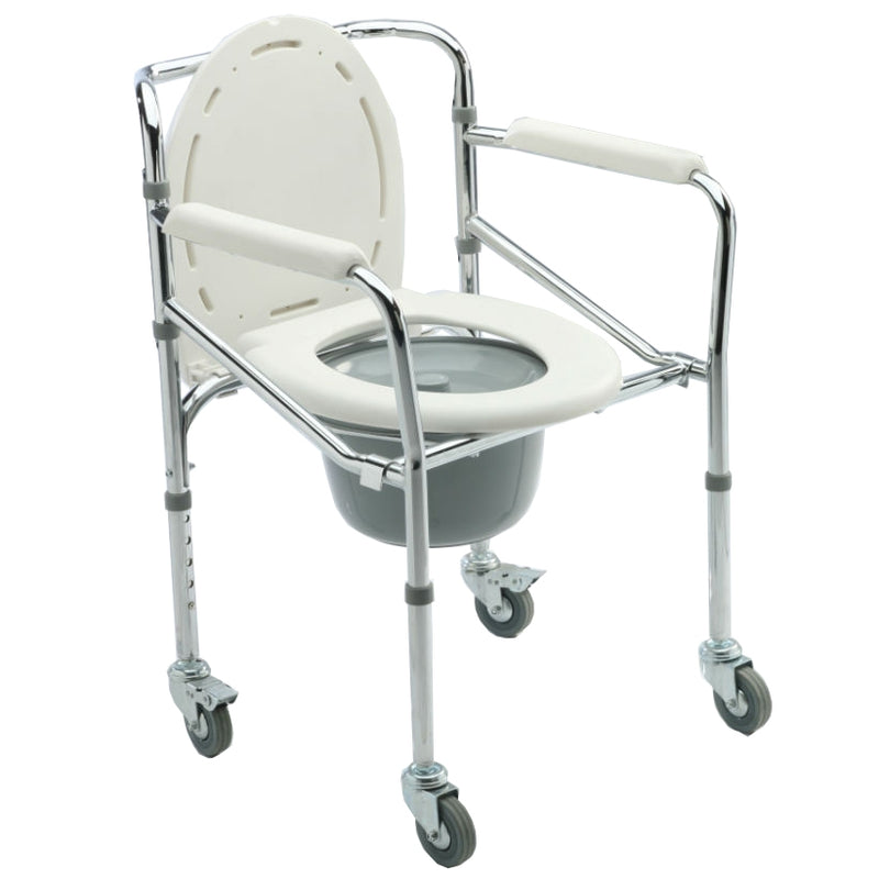 Silla Wc portátil con ruedas