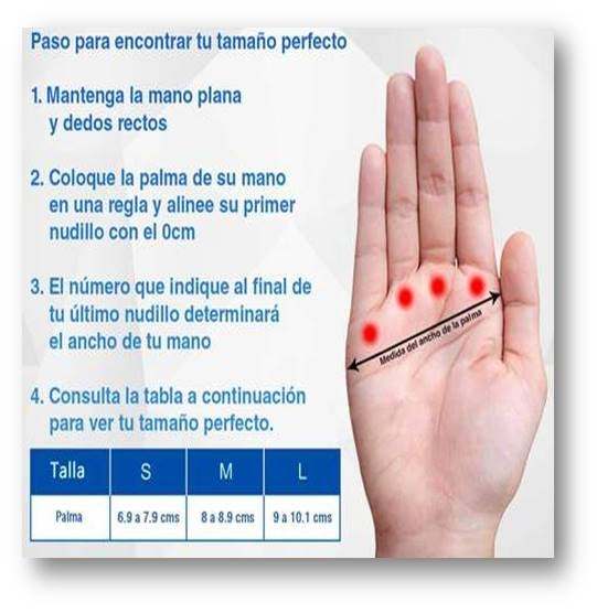 Guante para Artritis talla S