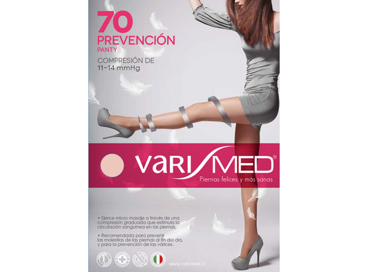 Panty Prevención 70 Compresión 11-14 mmHg  Beige M