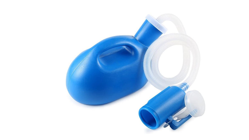 Pato Plástico masculino con Tapa y Manguera