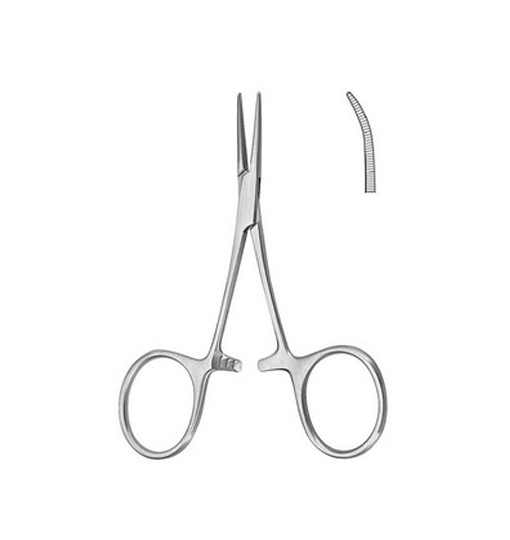 Pinza mosquito quirurgica 13 cm