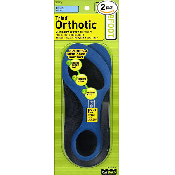 Plantilla Antifatiga con Tres Puntos de Alivio-Hombre